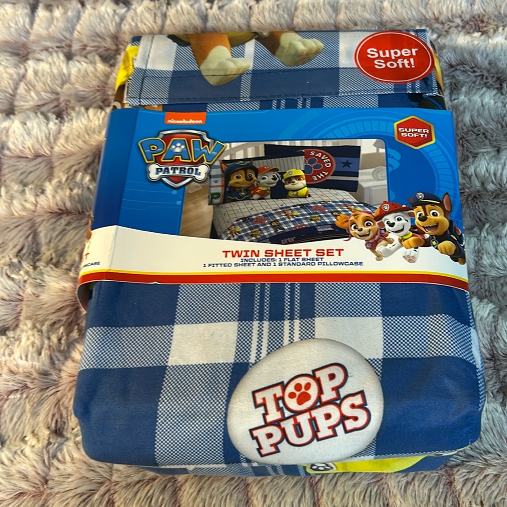 PAW patrol twin sheets super soft
